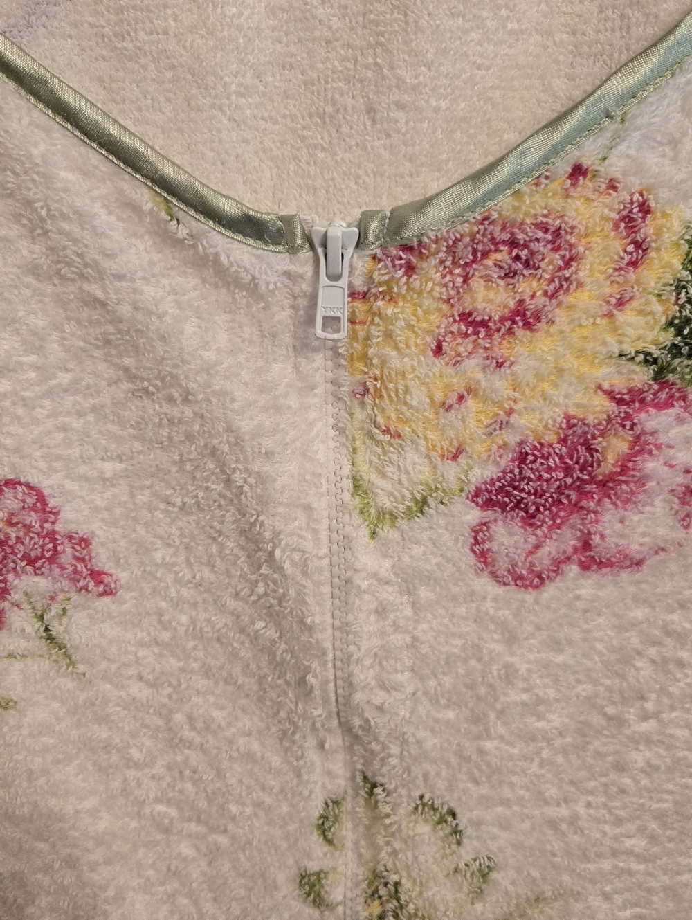 Soft Surroundings Womens Terry Floral Robe XL - Picture 3 of 6